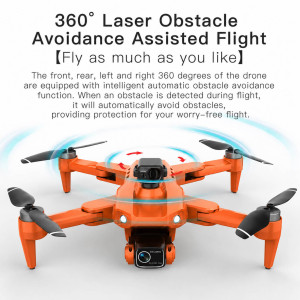 Квадрокоптер LYZRC L900 Pro Max Orange — складний GPS-дрон з 4K камерою, БК моторами, FPV, уникненням перешкод, до 28 хвилин польоту, дальністю до 1200 м, кейс. Photo 2